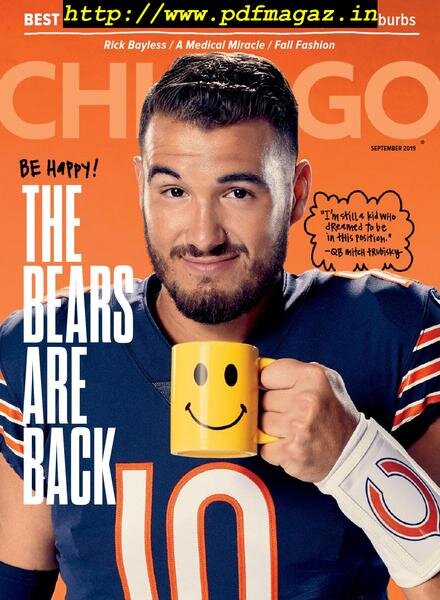 Chicago Magazine – September 2019 Cover
