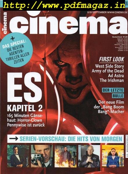 Cinema Germany – September 2019 Cover