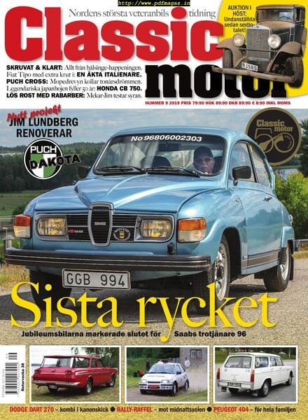 Classic Motor – 20 augusti 2019 Cover