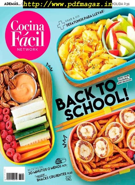 Cocina Facil – agosto 2019 Cover