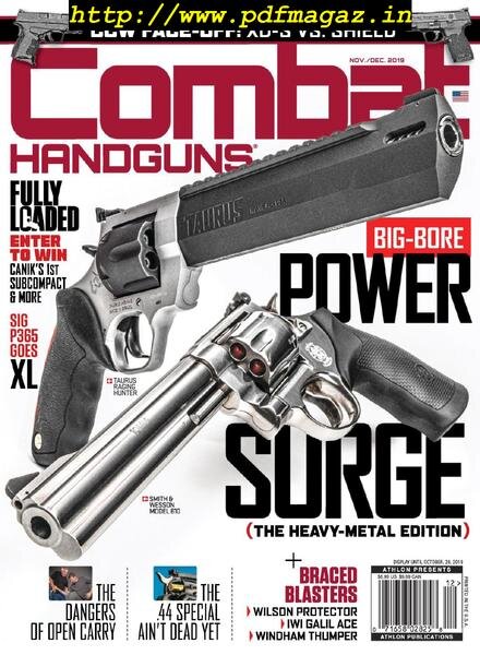 Combat Handguns – November 2019 Cover