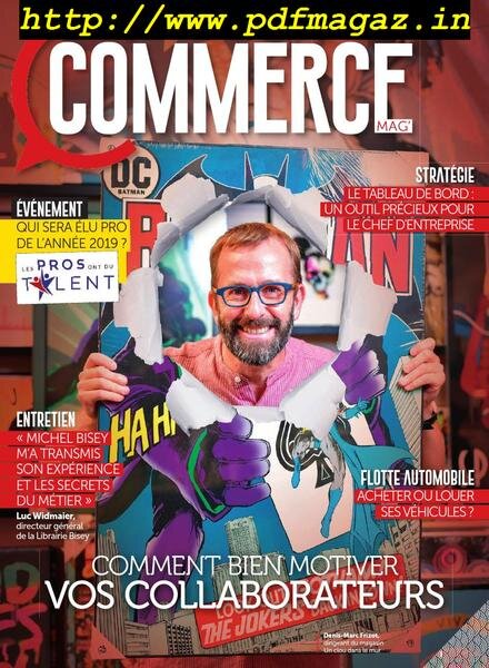 Commerce Magazine – septembre 2019 Cover