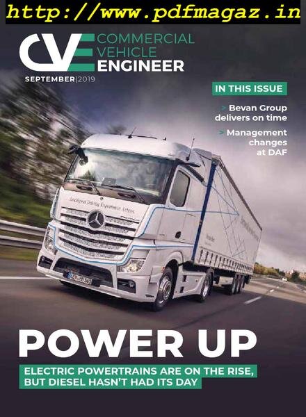 Commercial Vehicle Engineer – September 2019 Cover