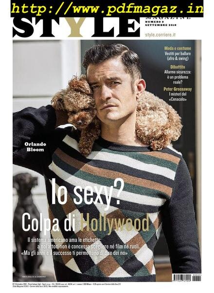 Corriere della Sera Style – settembre 2019 Cover