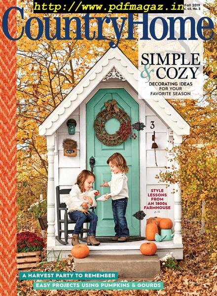 Country Home – August 2019 Cover