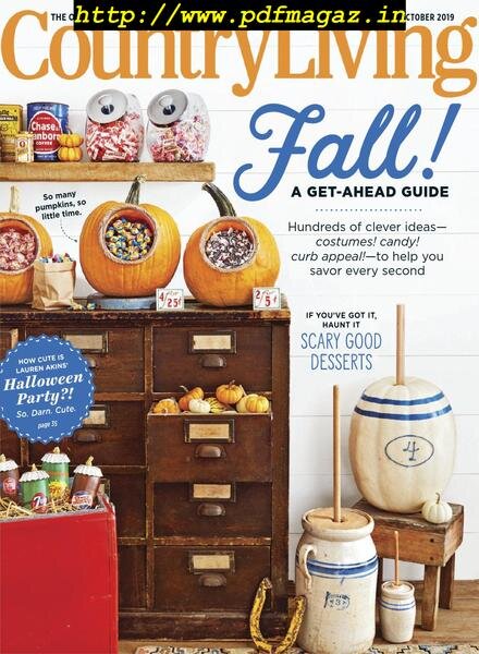 Country Living USA – October 2019 Cover