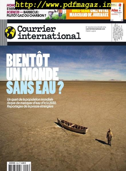 Courrier International – 22 Aout 2019 Cover