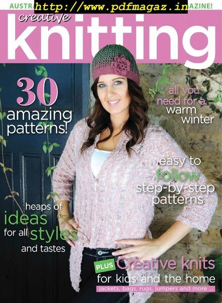 Creative Knitting – August 2019 Cover