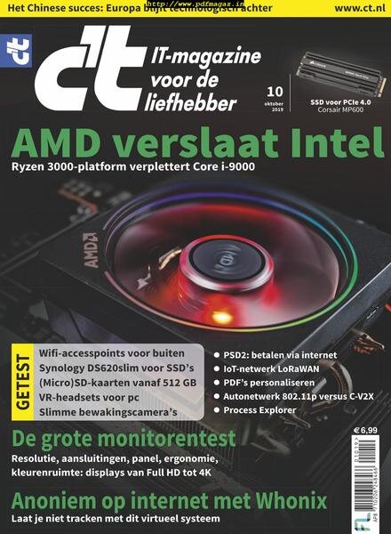 c’t Magazine Netherlands – oktober 2019 Cover