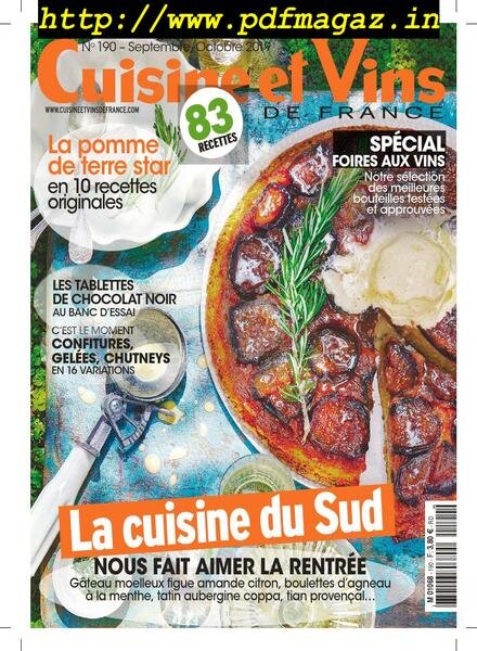 Cuisine et Vins de France – octobre 2019 Cover