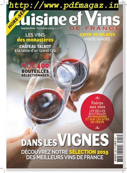 Cuisine et Vins de France – septembre 2019 Cover