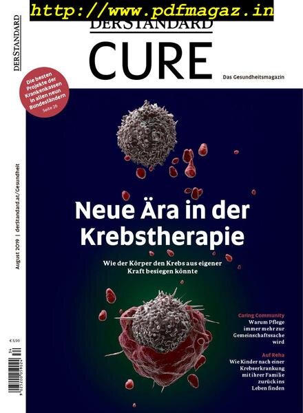 Cure – August 2019 Cover