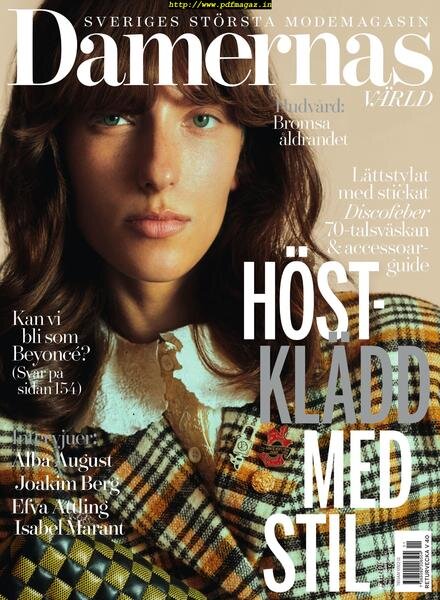 Damernas Varld – 12 september 2019 Cover