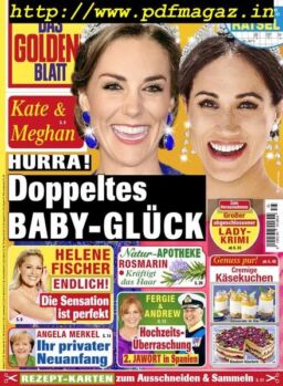 Das Goldene Blatt – 26 August 2019