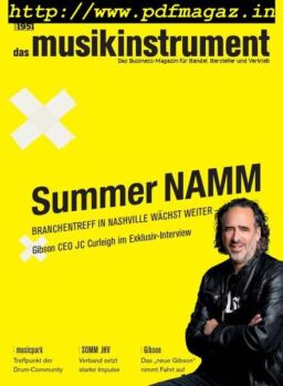Das Musikinstrument – Nr 8, 2019