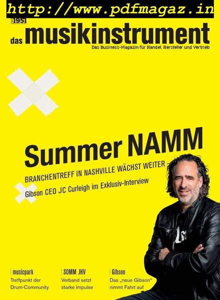 Das Musikinstrument – Nr 8, 2019 Cover