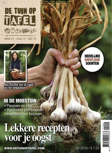 De Tuin op Tafel – september 2019 Cover