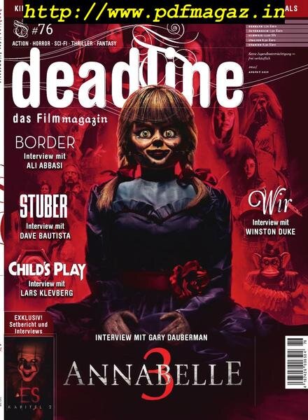 Deadline – Juli 2019 Cover