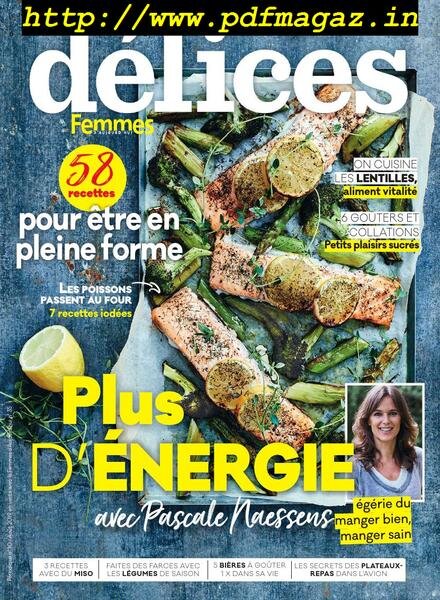 Delices de Femmes d’Aujourd’hui – N 10, 2019 Cover