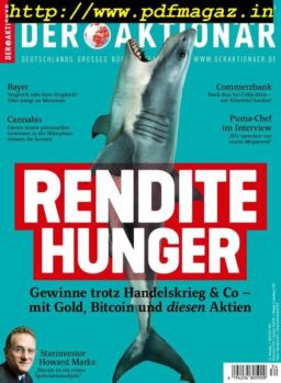 Der Aktionar – 15 August 2019