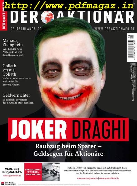 Der Aktionar – 19 September 2019 Cover