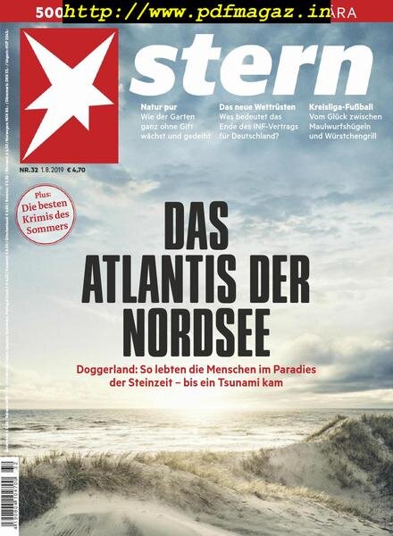 Der Stern – 01 August 2019 Cover