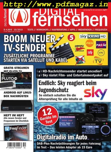 Digital Fernsehen – September 2019 Cover