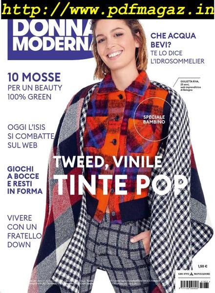 Donna Moderna – 28 agosto 2019 Cover