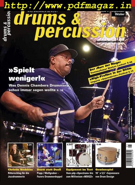 Drums & Percussion – September-Oktober 2019 Cover