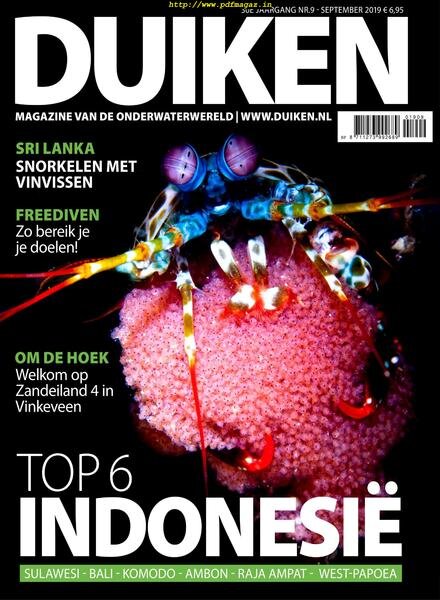 Duiken – september 2019 Cover
