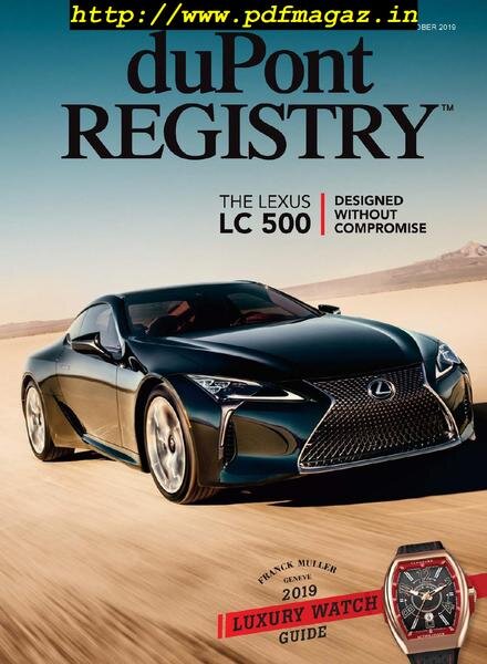 duPont Registry – October 2019 Cover