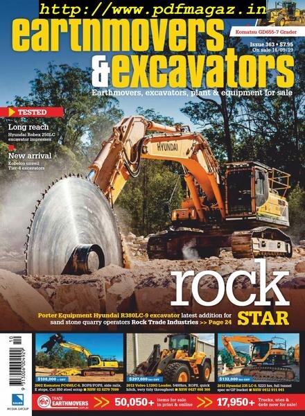 Earthmovers & Excavators – November 2019 Cover