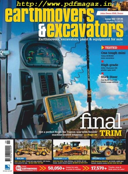 Earthmovers & Excavators – October 2019 Cover