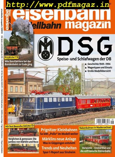 Eisenbahn Magazin – September 2019 Cover