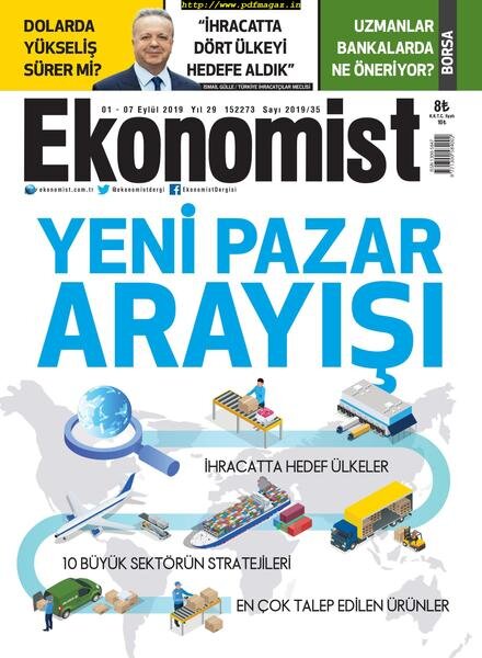 Ekonomist – 30 Agustos 2019 Cover