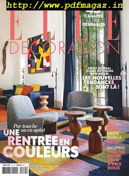 Elle Decoration France – septembre 2019 Cover