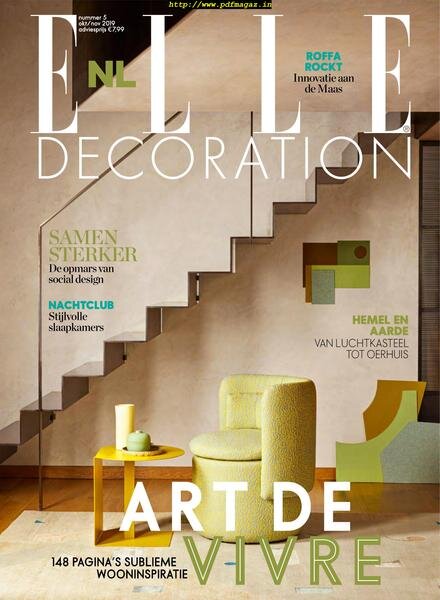 Elle Decoration Netherlands – september 2019 Cover
