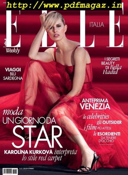 Elle Italia – 31 Agosto 2019 Cover