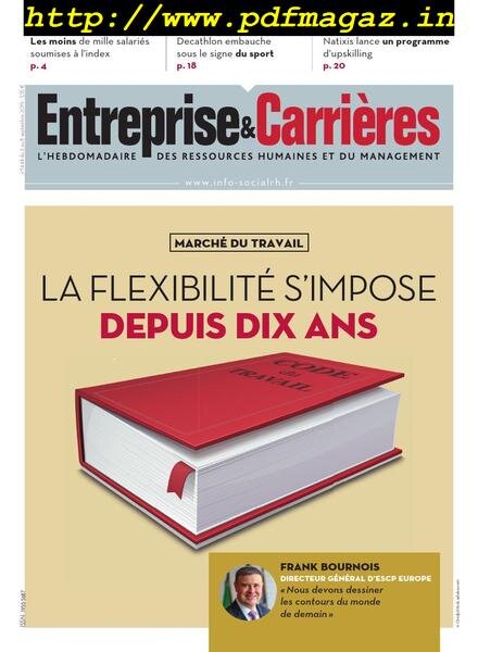 Entreprise & Carrieres – 02 septembre 2019 Cover