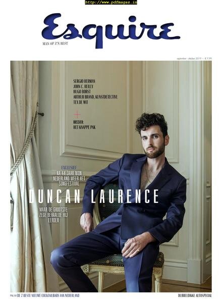 Esquire Netherlands – augustus 2019 Cover