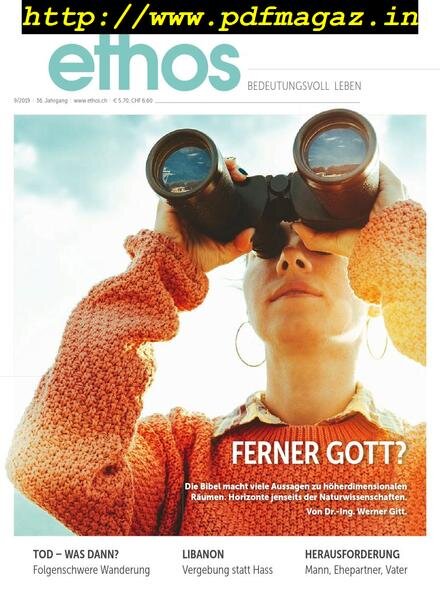Ethos – August 2019 Cover