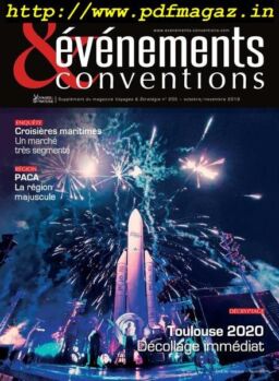 Evenements & Conventions – septembre-octobre 2019