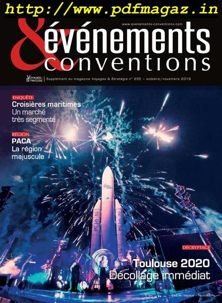 Evenements & Conventions – septembre-octobre 2019 Cover