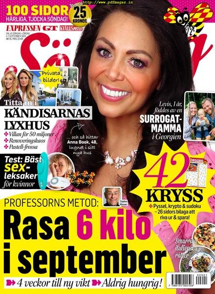 Expressen SOndag – 01 september 2019 Cover