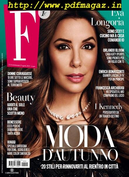 F – 27 Agosto 2019 Cover