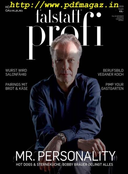 Falstaff Profi – Juli 2019 Cover