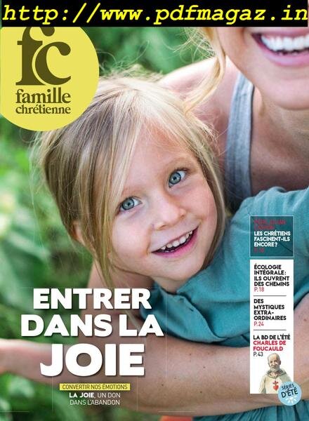 Famille Chretienne – 24 aout 2019 Cover