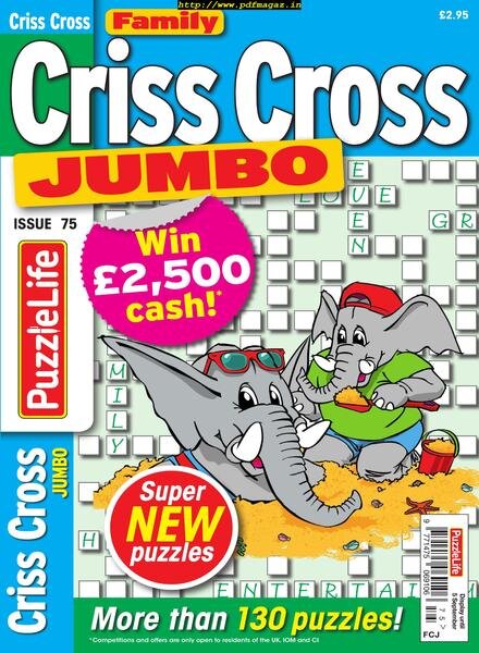 Family Criss Cross Jumbo – August 2019 Cover