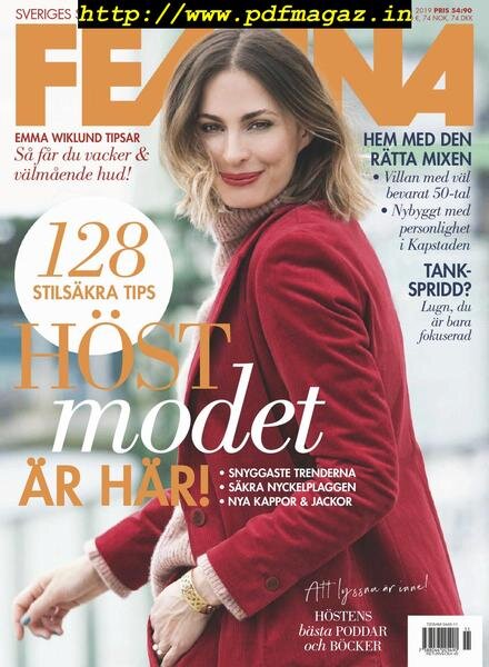 Femina Sweden – November 2019 Cover