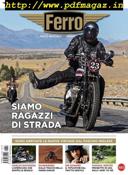 Ferro – Agosto-Settembre 2019 Cover